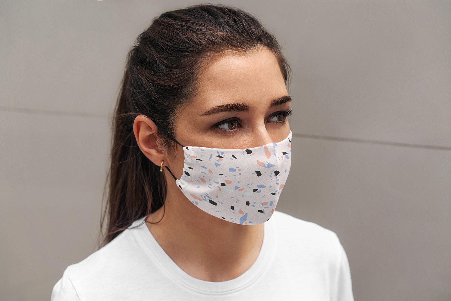 Download Face Mask MockUp Lifestyle - Download Popular PSD Featured