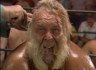 NWA Great American Bash 1986 (Greensboro, July 26th) - Jimmy Valiant is traumatised by getting his head shaved