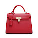 Túi birkin ổ khóa Cabwer hồng đậm