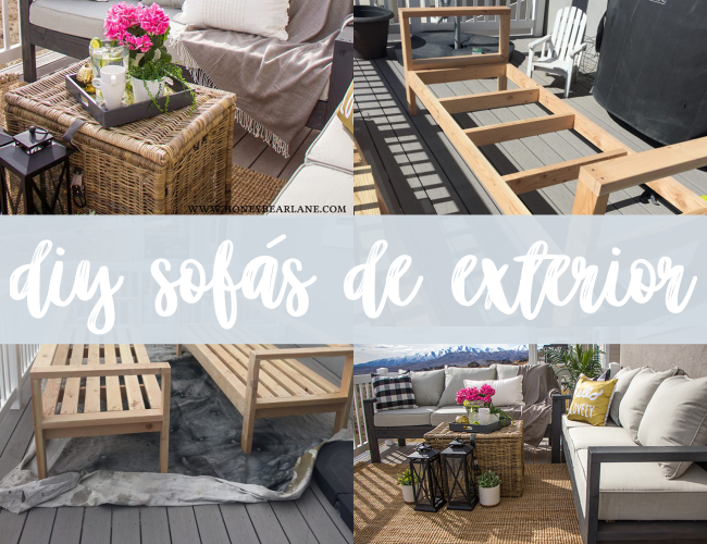 DIY: sofás de exterior paso a paso