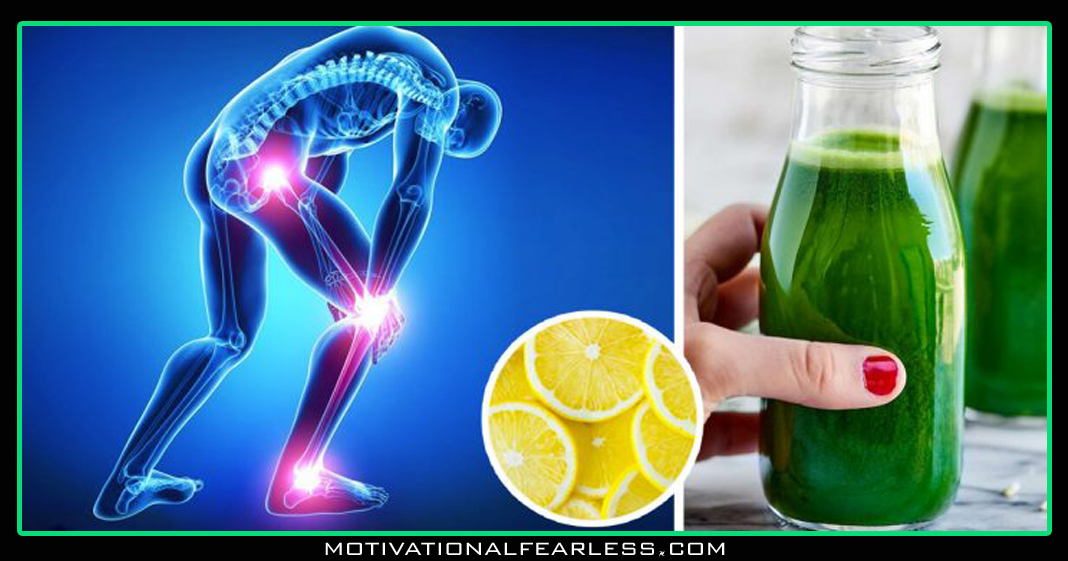 This lemon juice cucumber eliminates uric acid from your body and