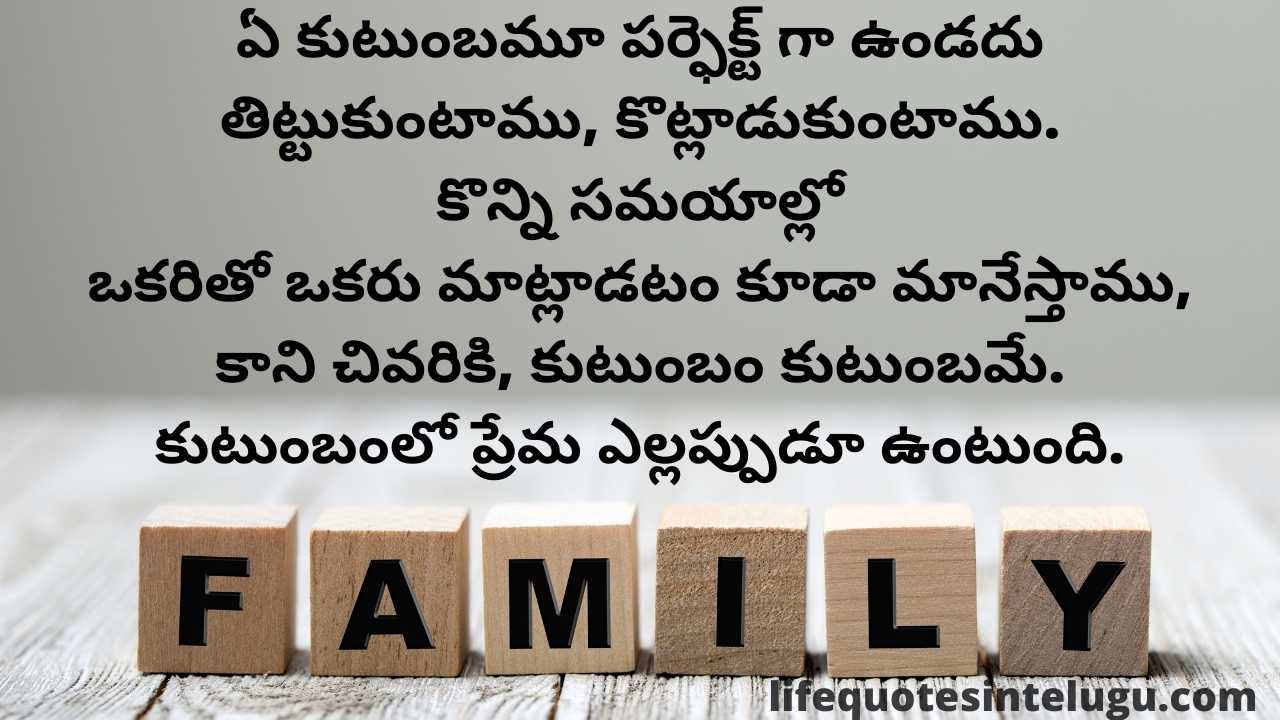 Family Relationship Quotes In Telugu