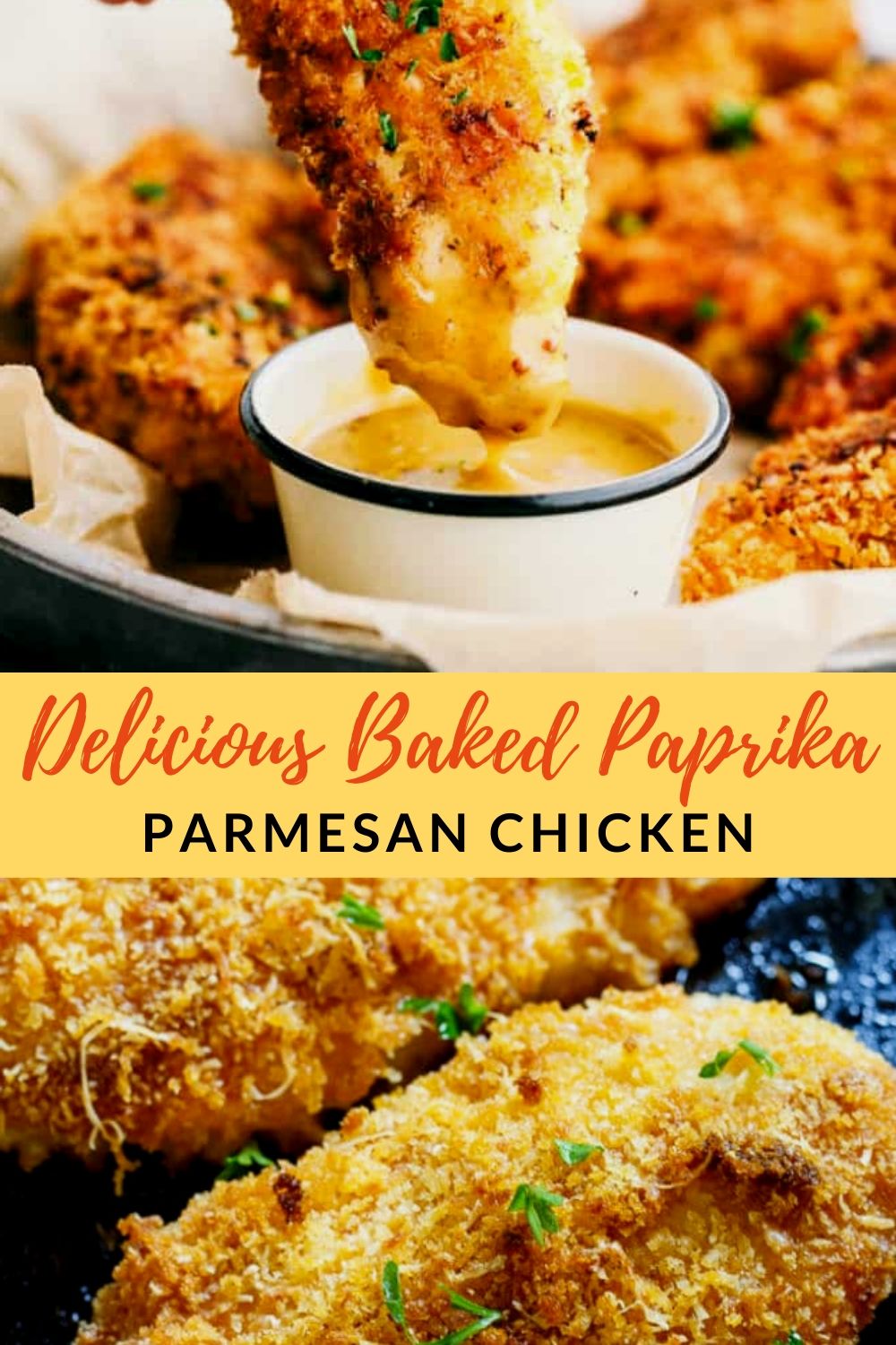 Delicious Baked Paprika Parmesan Chicken
