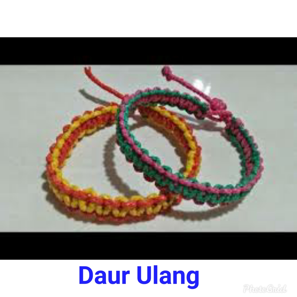 Cara Mudah Dan Simpel Membuat Gelang Dari Plastik Kresek