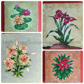 collage-cuadros-pintados-a-mano-flores-Crea2conPasión