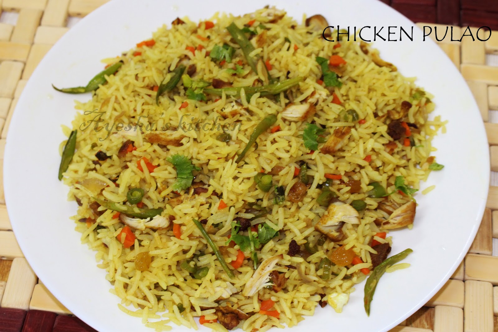 PULAO RECIPES CHICKEN PULAV / PILAF