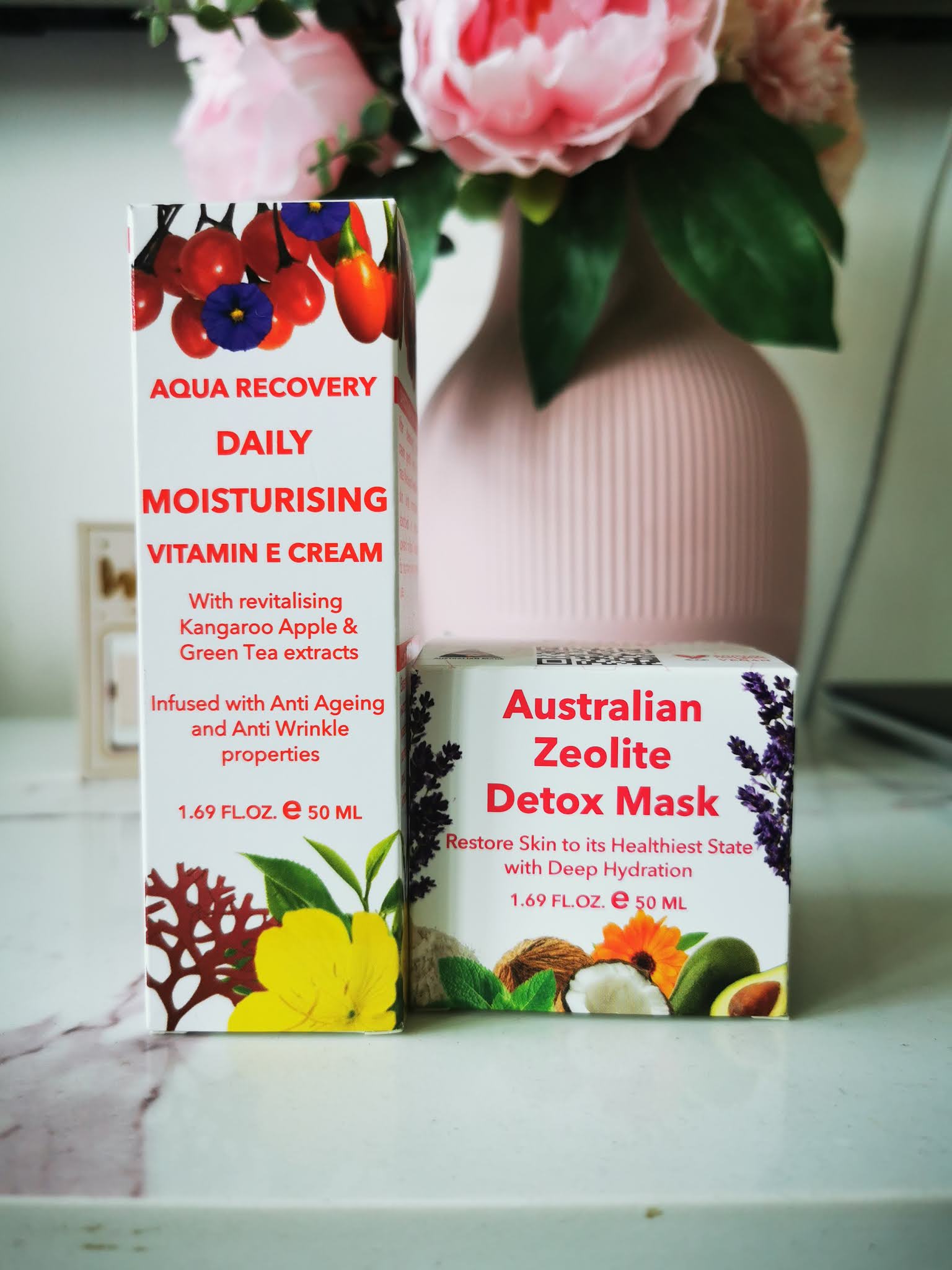 Australian Cosmetics Australian Zeolite Detox Mask & Aqua Recovery