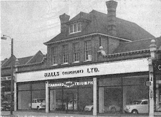 Halls (Finchley) Limited showrooms 1959