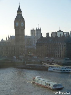 Big Ben et derrière l'abbaye de Westminster