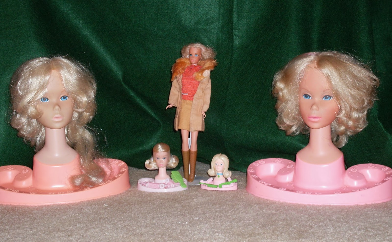 Skippercollector: the first Barbie styling heads