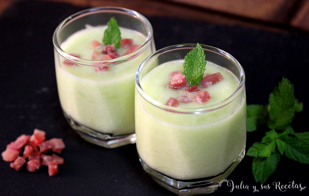 JULIA Y SUS RECETAS Gazpacho de melón y pepino