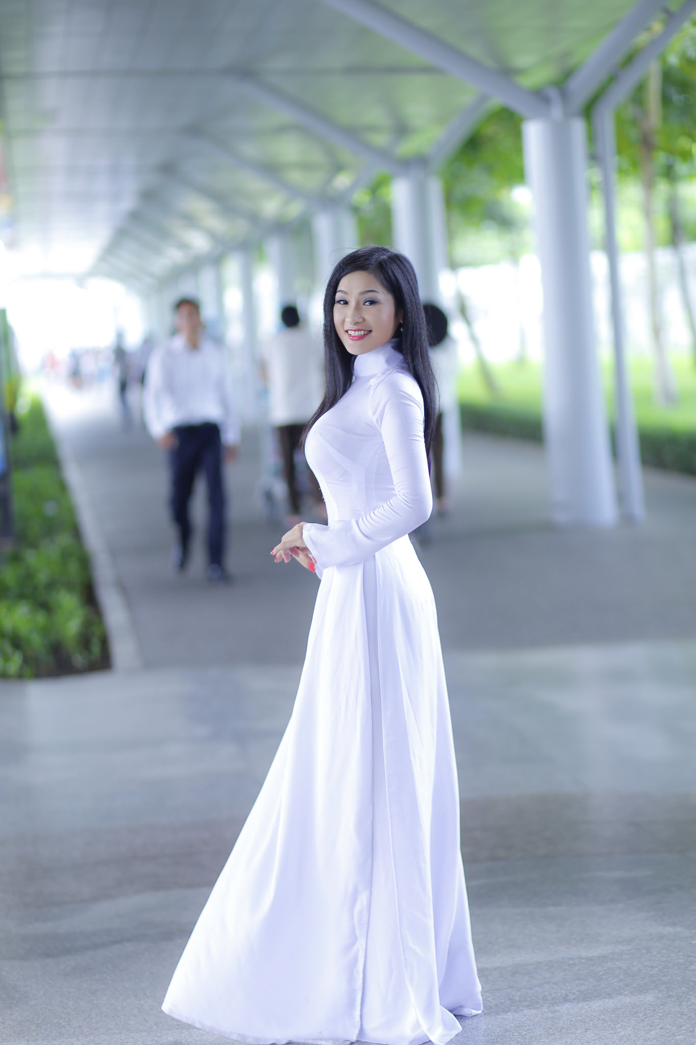 Tuyển tập girl xinh gái đẹp Việt Nam mặc áo dài đẹp mê hồn #67 - 23