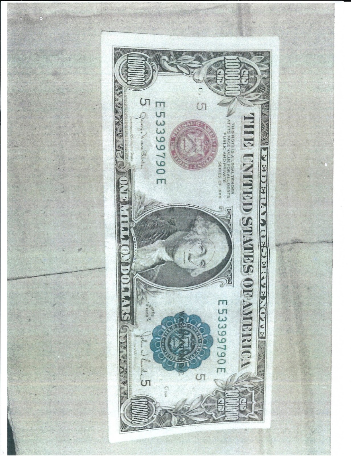 Kenneth Rijock s Financial Crime Blog MILLION DOLLAR BILL FROM NORTH KOREA kenneth-rijock-s-financial-crime-blog-million-dollar-bill-from-north-korea