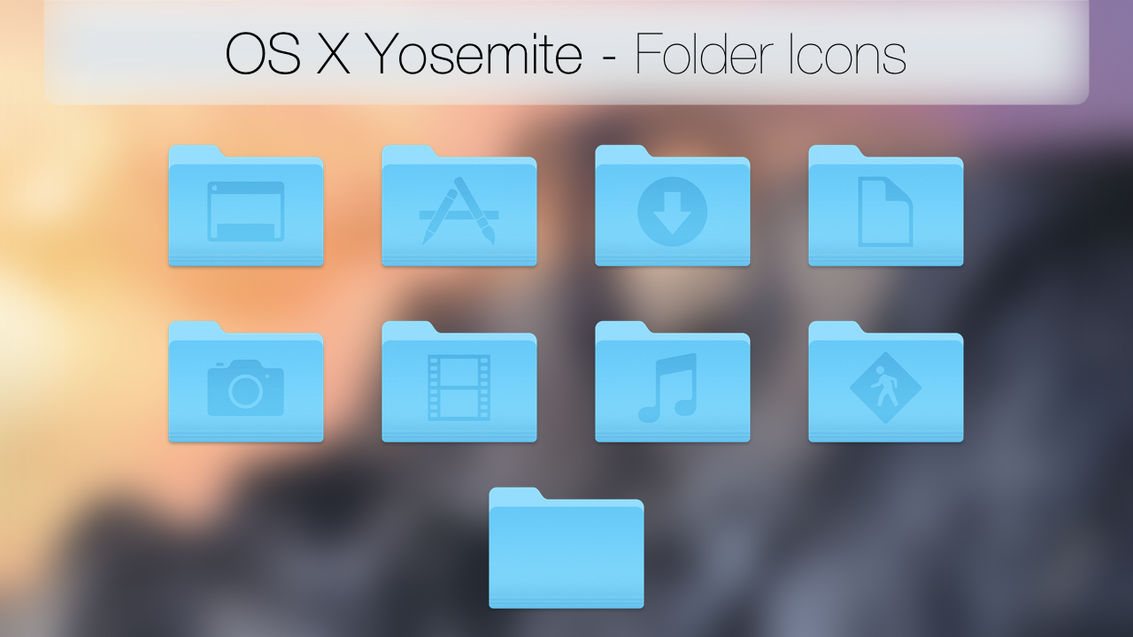 OS X Yosemite Icons - Apple Mac 10.10 by cjchristianjoel