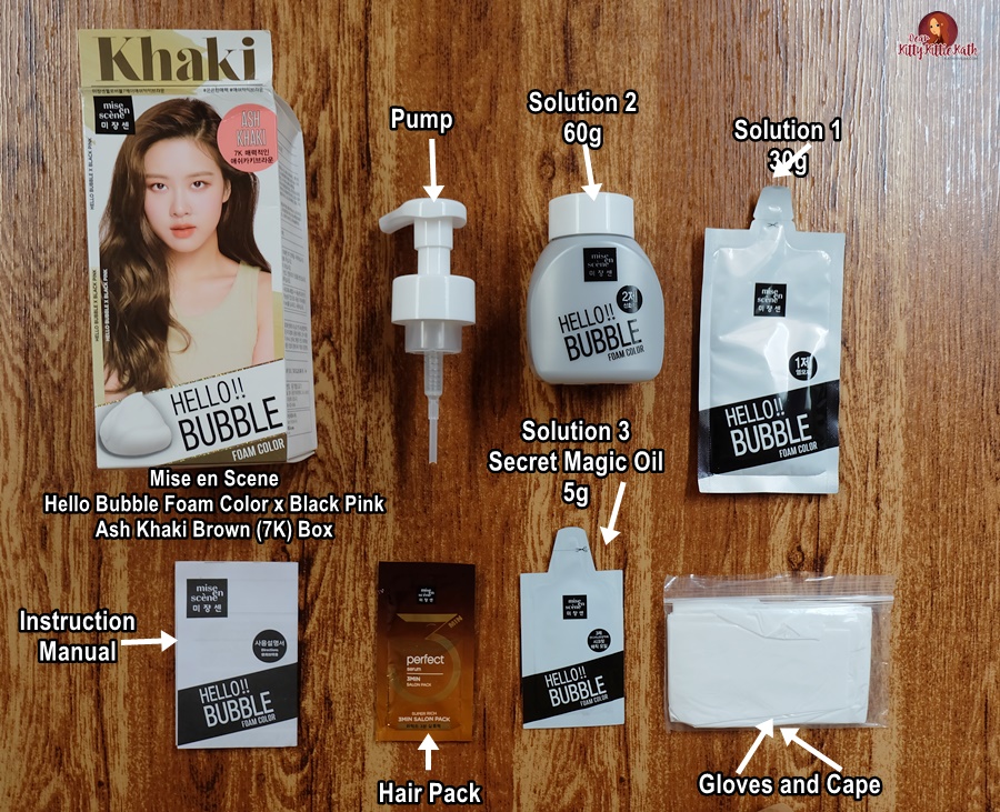 Product Review: Mise en Scene Hello Bubble Foam Color x Black Pink Ash Khaki  Brown (7K) and Primer (Pre-Color) | Dear Kitty Kittie Kath- Top Lifestyle,  Beauty, Mommy, Health and Fitness Blogger