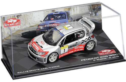 collezione rally monte carlo Peugeot 206 WRC 2002 Richard Burns - Robert Reid