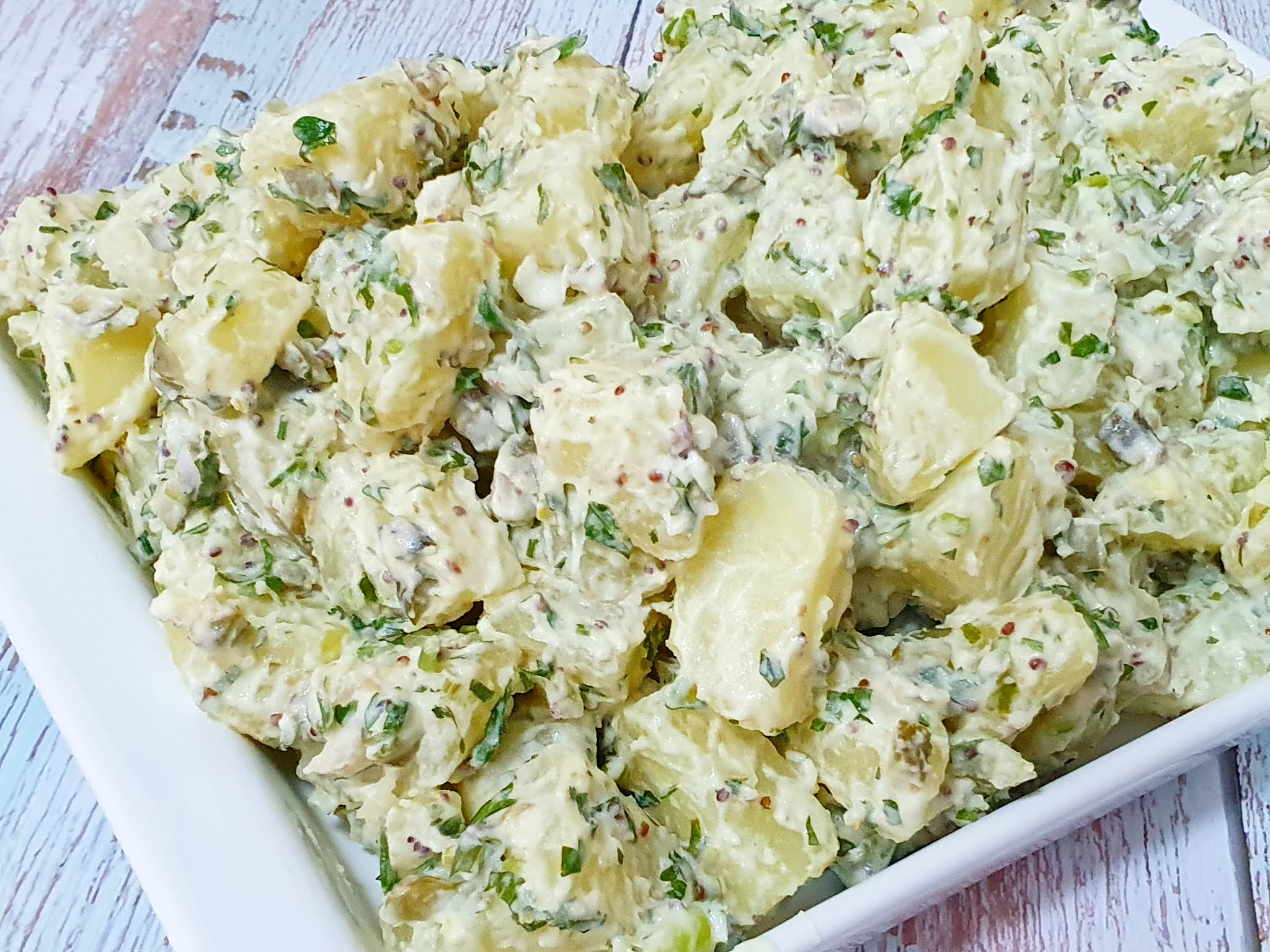 Maryam's Culinary Wonders 1504. Lebanese Potato Salad