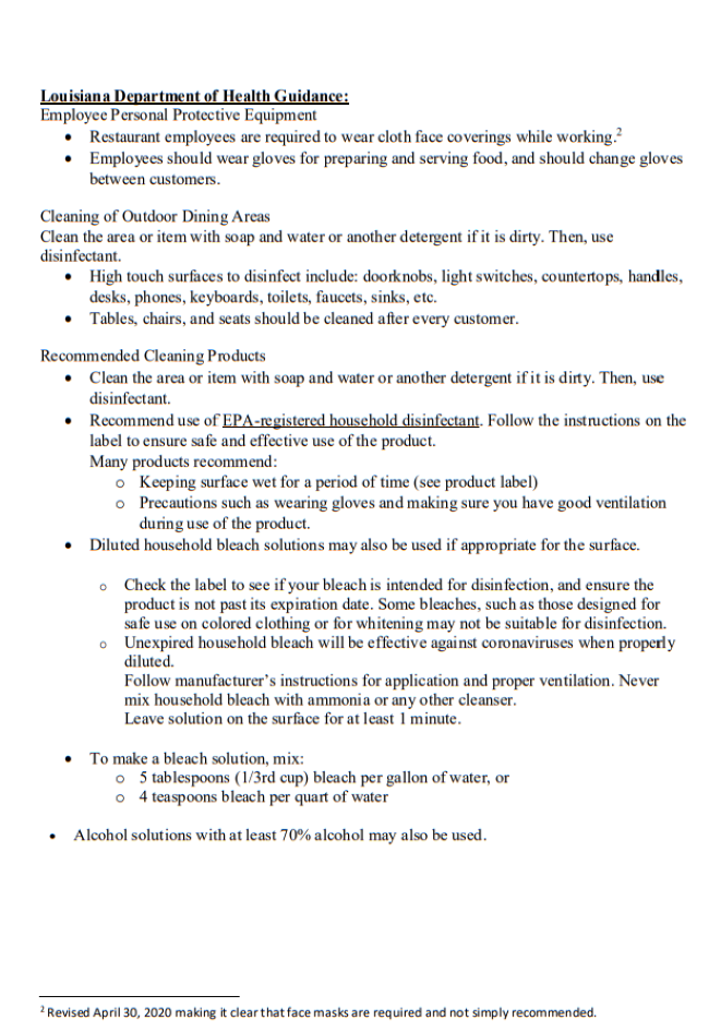 Mt. Hermon  TV REVISED (04/30/2020)Outdoor Seating Requirements