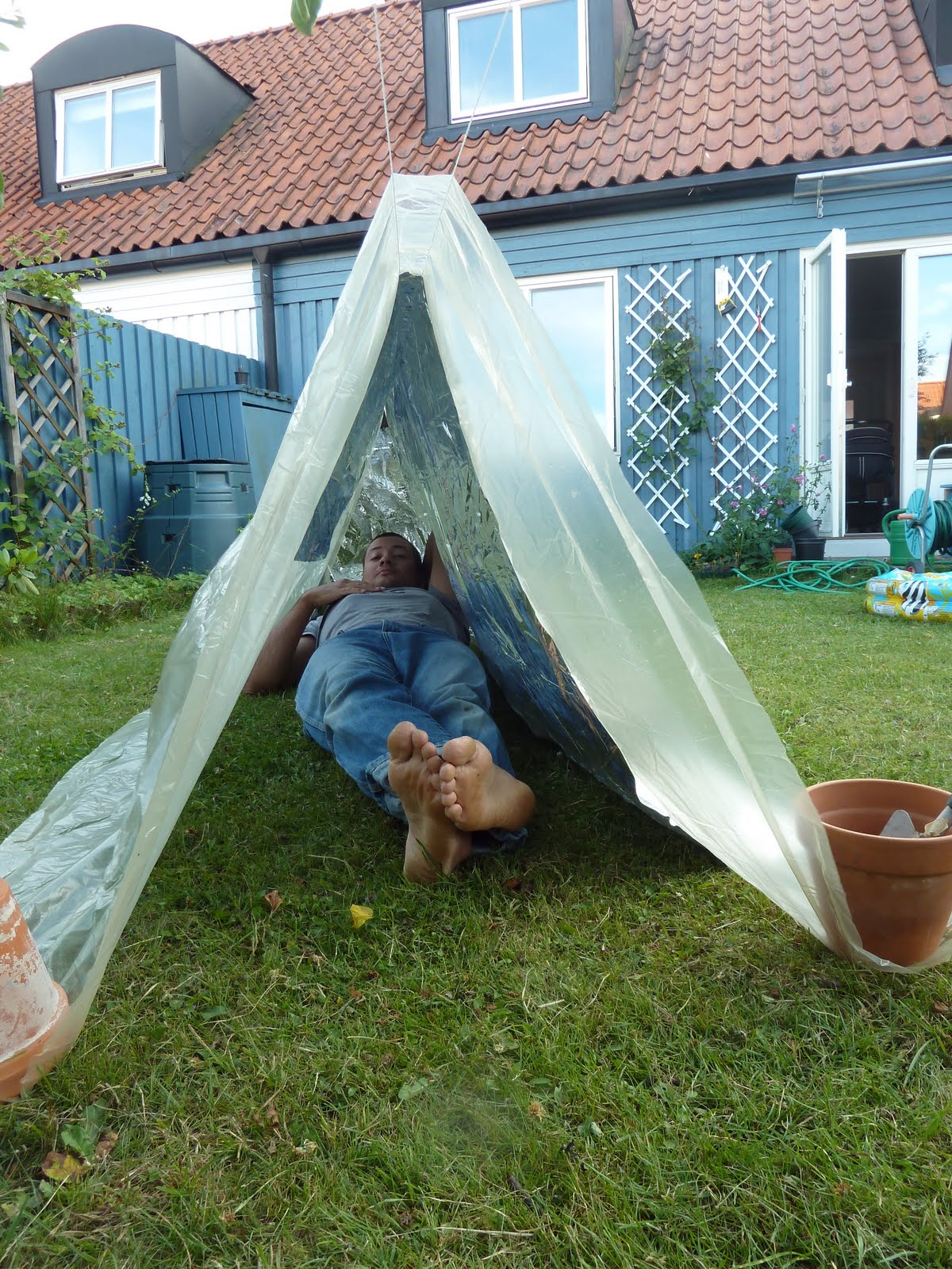 Cesar and The Woods My Favorite DIY/MYOG Camping Shelter