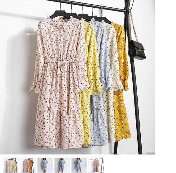 Torn Effect Mini Denim Dress - Mullet Cut Mid Length Sleeves