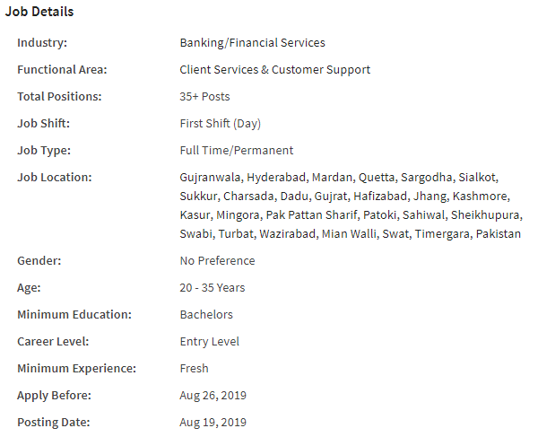 habib bank jobs for customer service officer 2019 sindh jobs how to apply for customer service job
