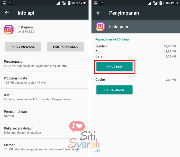 tidak bisa memuat gambar pada instagram