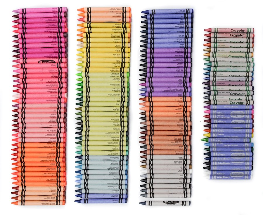 Crayola Regular Single-Color Crayon Refill, Peach, Pack of 12