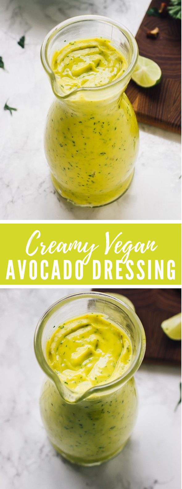 Creamy Vegan Avocado Dressing #vegetarian #salad Creamy Vegan Avocado Dressing #vegetarian #salad
