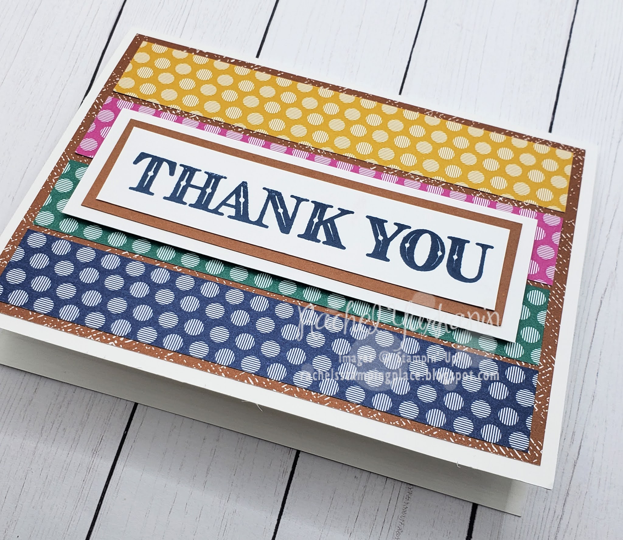 Rachel's Stamping Place Time to Say Thank You
