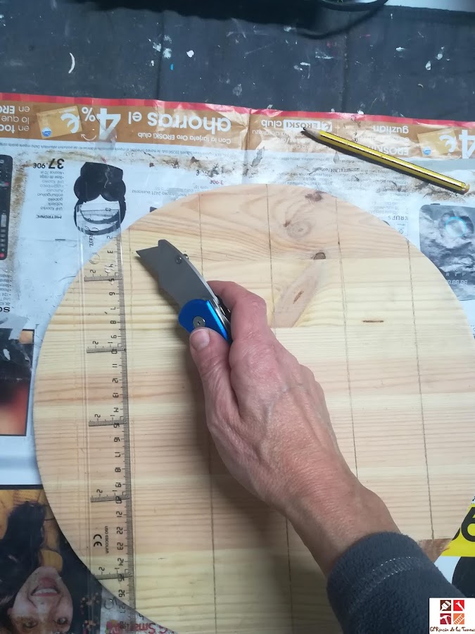 como hacer un reloj de madera