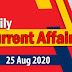 Kerala PSC Daily Malayalam Current Affairs 25 Aug 2020