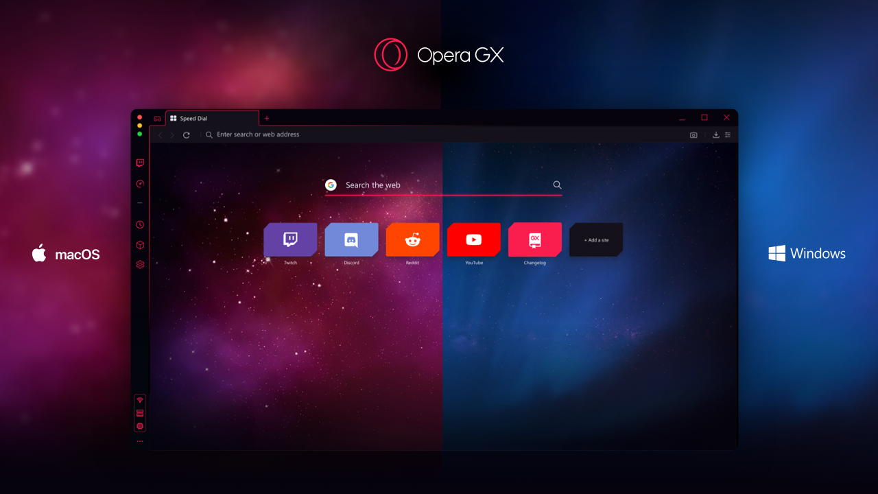 Opera GX Gaming Browser disponibile anche per macOS
