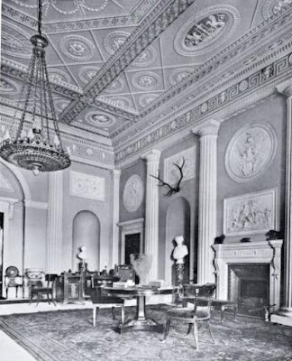 Entrance Hall, Harewood House, from    The Architecture of Robert and James Adam by AT Bolton (1922)