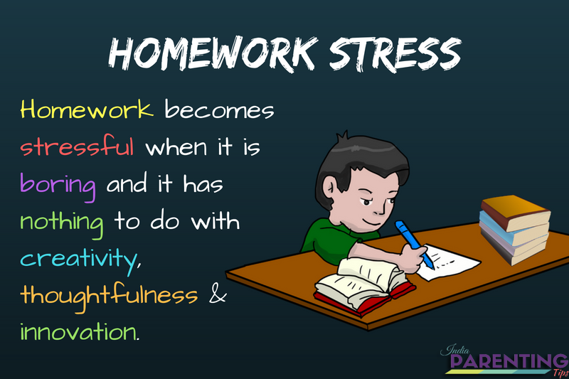 how to deal with the stress of homework