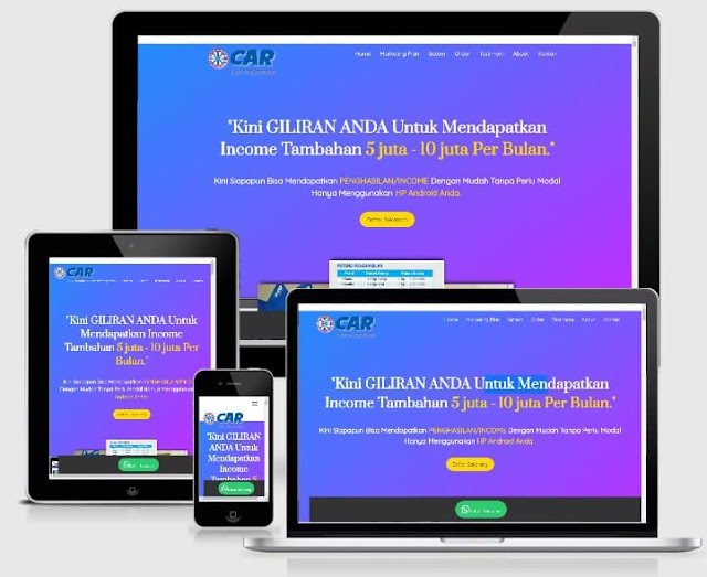 Dibuatkan Website Landing Page 3i Networks