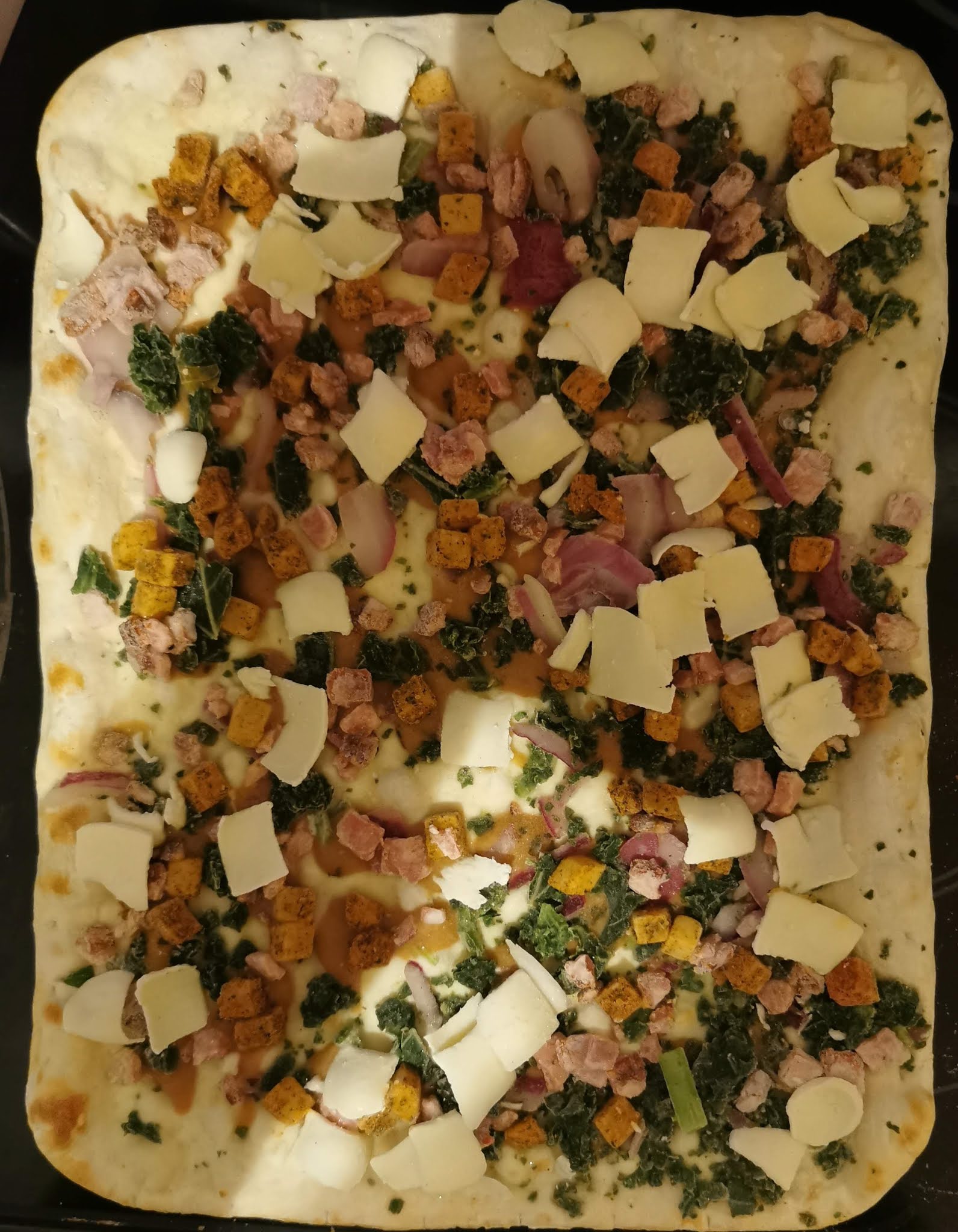 The Budget Reviews Specially Selected Sweet Mustard, Kale and Bacon