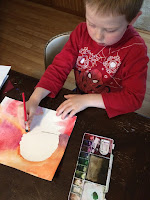 Learning about watercolors and giving ourselves grace when we do "learning projects" -- and mixing in a little family history for fun.