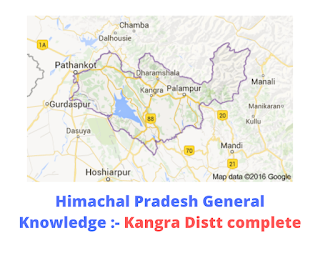 Kangra District GK -HP GK Kangra District GK -HP GK