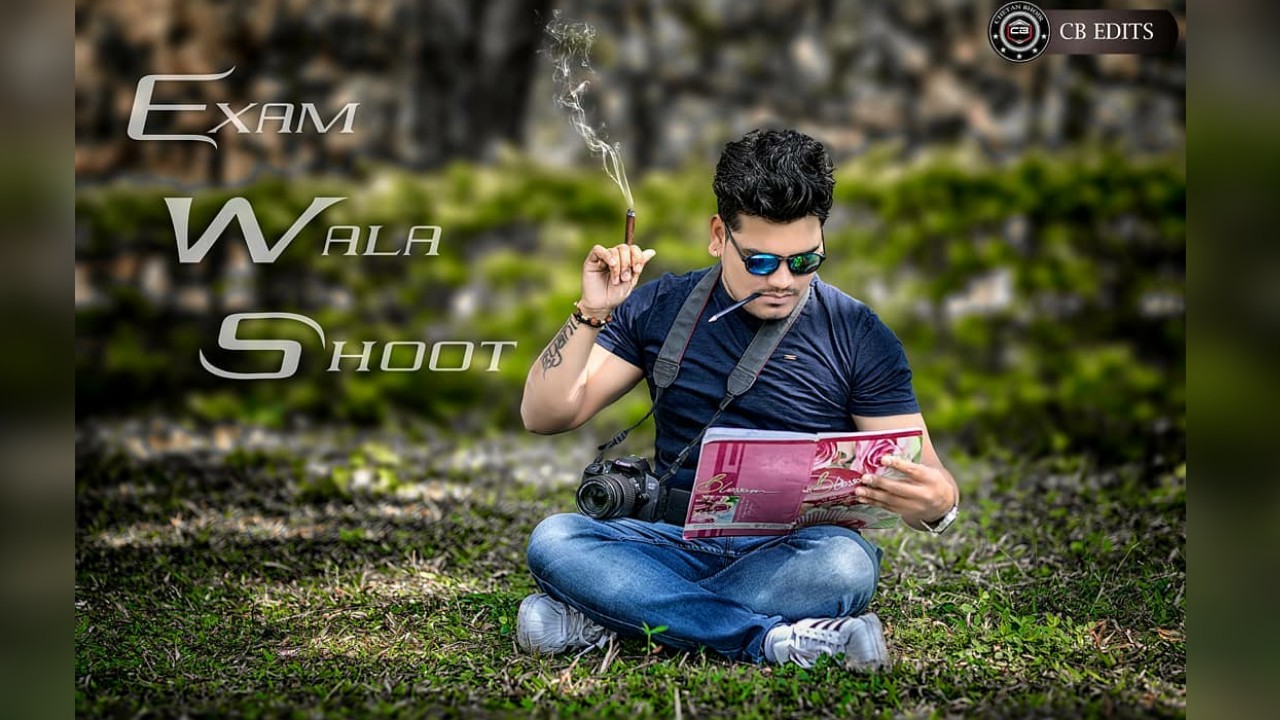 Exam wala Shoot CB Editing background