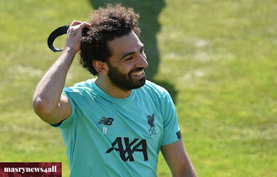 عودة إبتسامة الملك المصري محمد صلاح الى ميلوود مع عودة فريق ليفربول للتدريبات