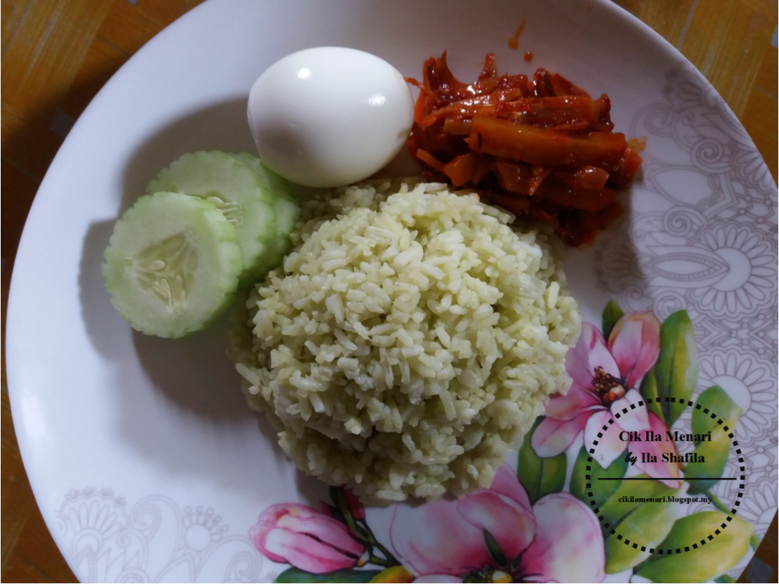 Nasi Lemak Hijau Pandan