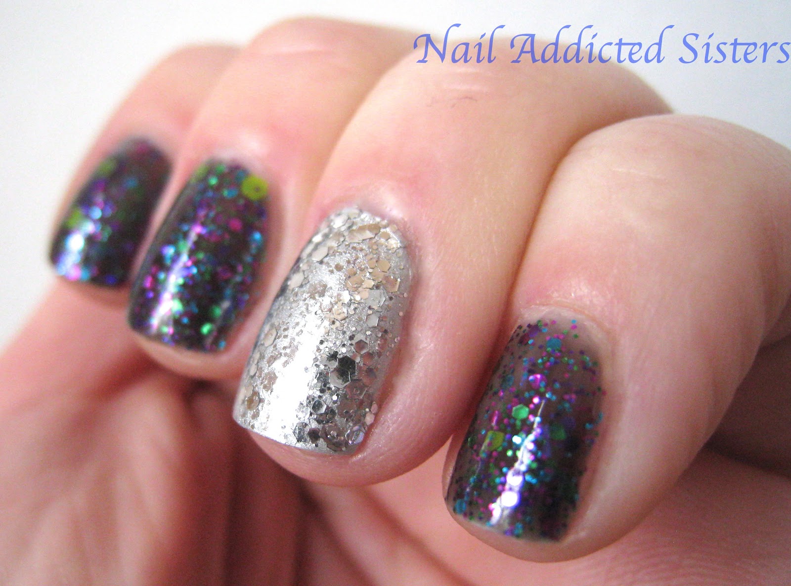 Nail Addicted Sisters Glitter Bomb!!