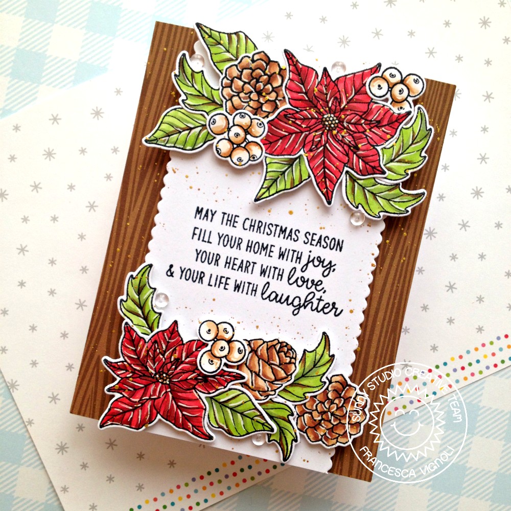 Sunny Studio Classy Christmas Cards and Video Tutorial by Franci and