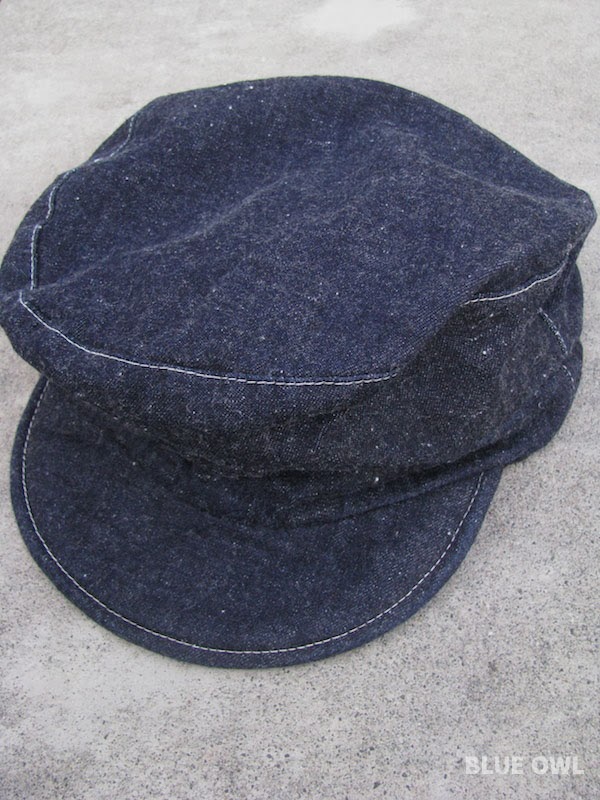 Eternal Unstructured Denim/Leather Caps, Chino Fabric Hat | Blue Owl Workshop