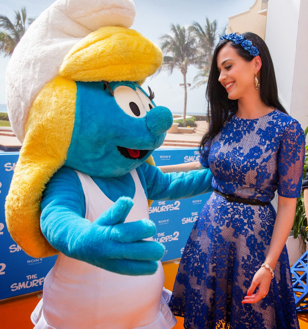 Katy Perry at The Smurfs 2 Photocall | Serious Hollywood