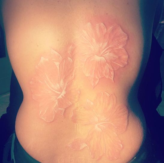 50+ White Ink Tattoos On Skin (2019) Pros & Cons Tattoo Ideas