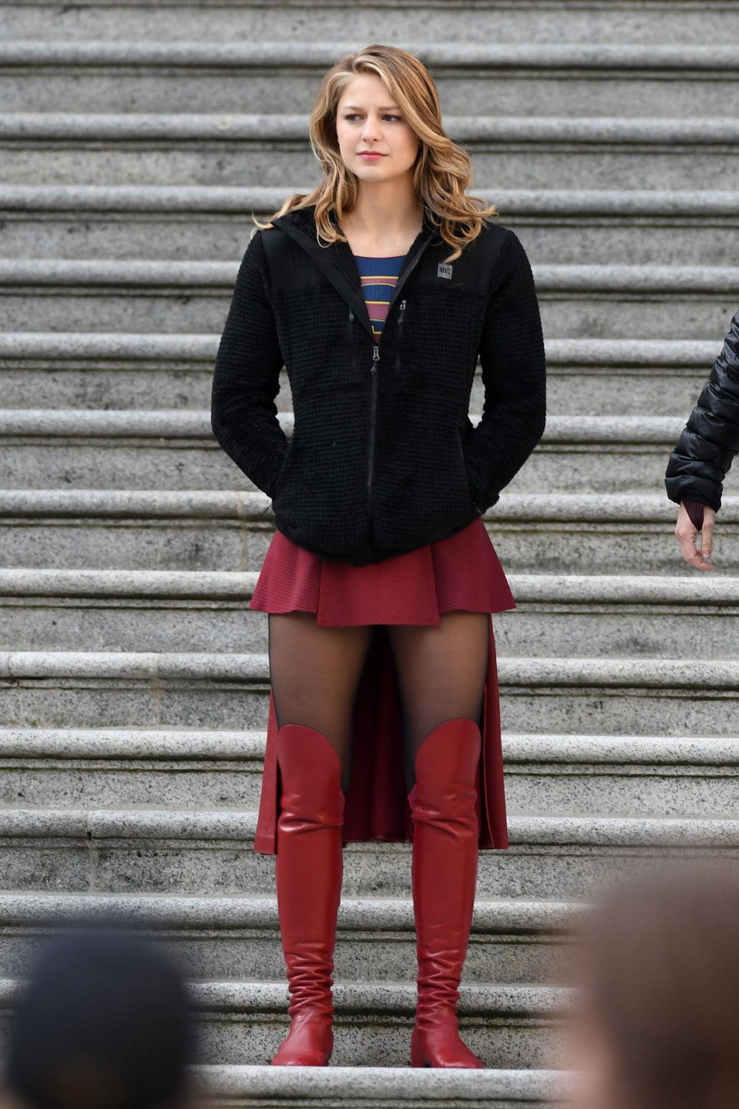 Melissa Benoist Finale Of “supergirl” Filming In