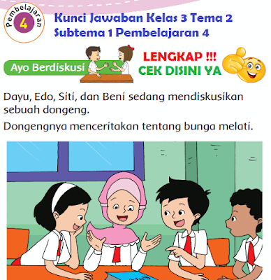 Kunci Jawaban Kelas 3 Tema 2 Subtema 1 Pembelajaran 4 www.simplenews.me