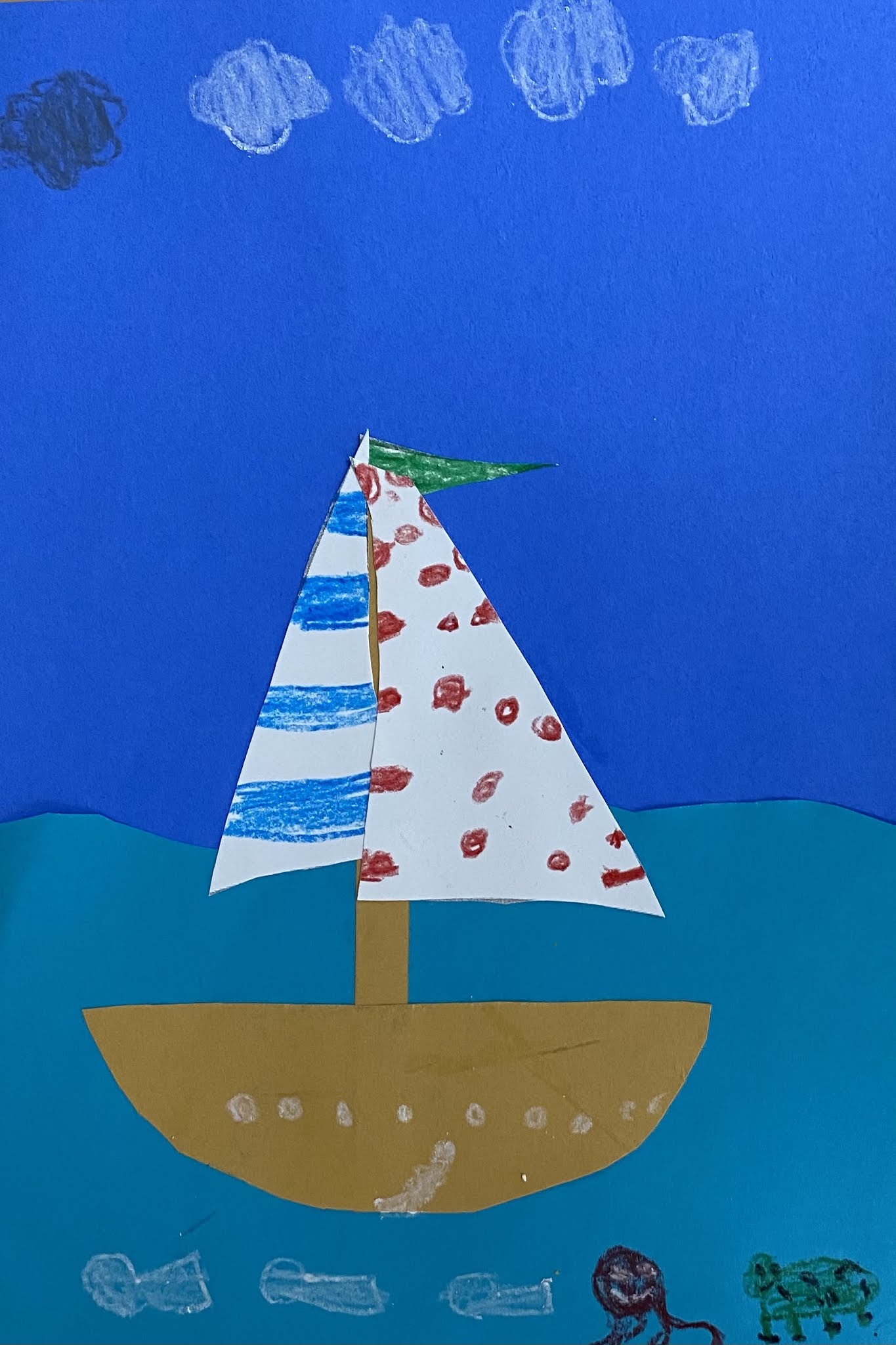 sailboat art lesson