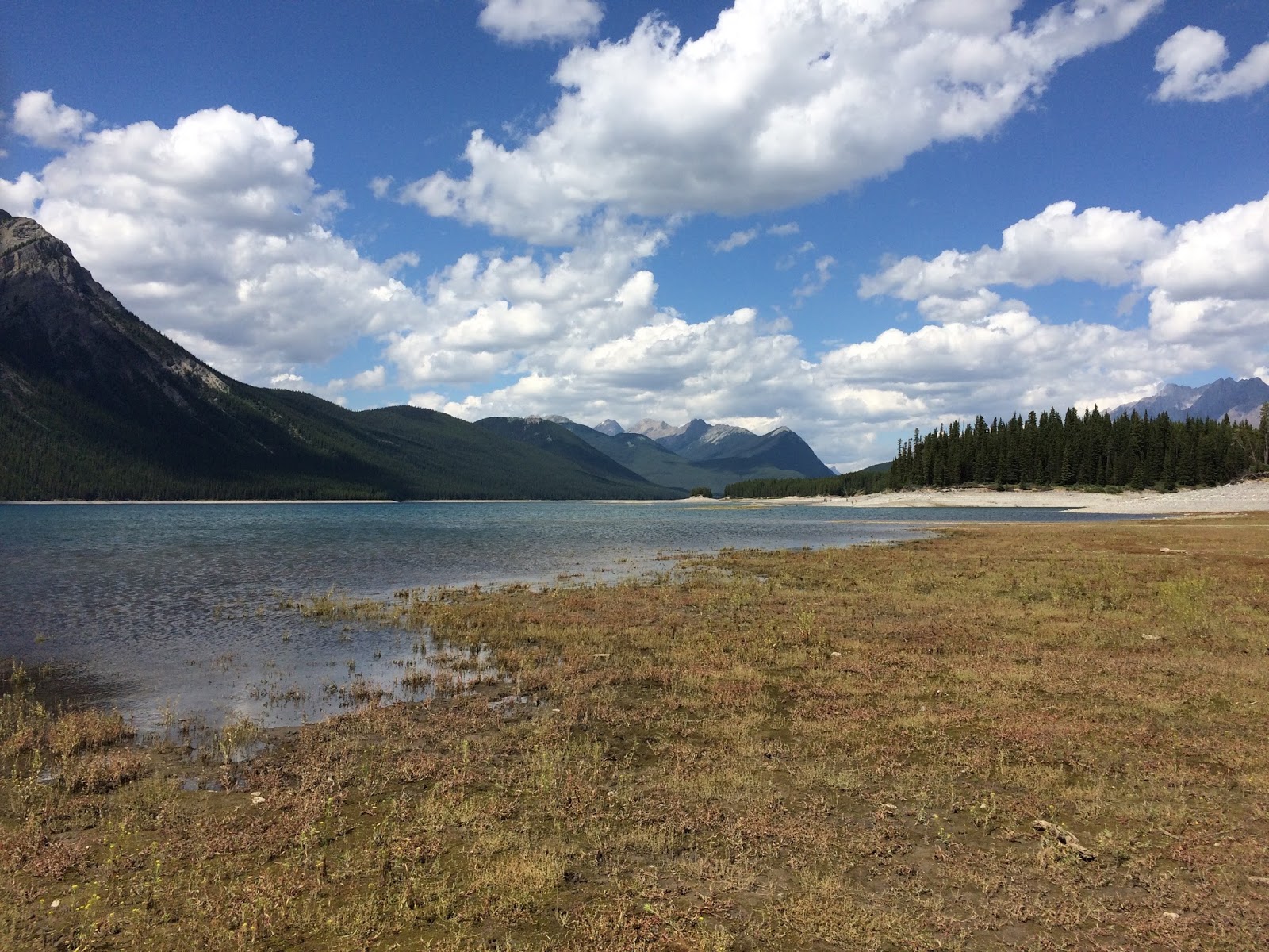 Canoeing Around Edmonton, Alberta, Canada Lower Kananaskis Lake
